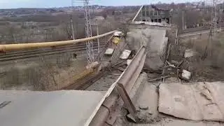 В Вязьме (Сиоленская область) обвалилсяПанинский мост
