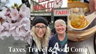 Taxes, Travel & Food Coma
