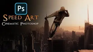 Manipulation man and Cinematic Color Grading in Photoshop |  speed art