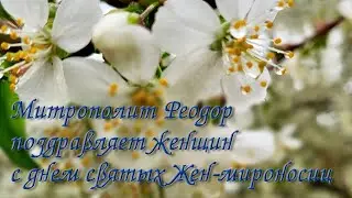 Митрополит Феодор поздравляет женщин с днем святых Жен-мироносиц