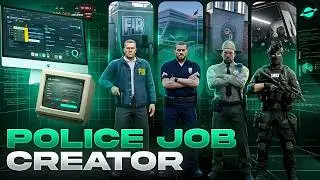 FiveM Police Job Creator Script - Create Departments (No Coding) | (ESX/QBCore/QBOX)
