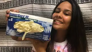 TEEN ASMR | NO TALKING | LATEX GLOVES | I DIDN'T MEAN TO SLIP THE FINGER LOL