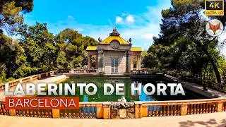 Horta Labyrinth Barcelona | Walking Tour 4K 🌿🏛️