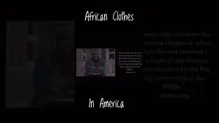 Kente Cloth in America