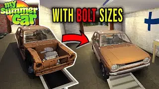 BUILDING A CAR, ENGINE, BODY, WIRING, FLUIDS, ADJUSTMENT - My Summer Car Story [S3] 