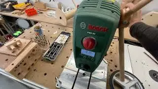Модернизация маховика сверлильного станочка Bosch PBD -40