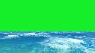 Green Screen _ Video footage sea - Beach | Infinite Motion Loop