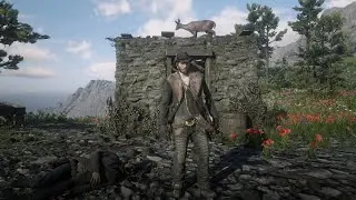 A Rare Flying Deer Caught Just After Landing, in Red Dead Redemption 2 