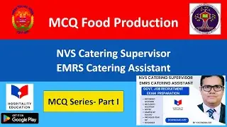 MCQ Food Production -  EMRS Catering Assistant/ NVS Catering Supervisor