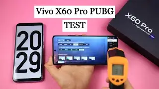 Vivo X60 Pro PUBG TEST | Heating Test & Battery Drain Test