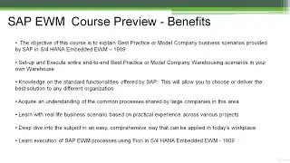 Sap S4 hana ewm Tutorial
