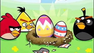 Angry Birds Seasons (PC Version): Easter Eggs Gameplay