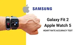 Galaxy Fit 2 vs Apple Watch (Series 5) | Heart Rate Pulse Test Comparison