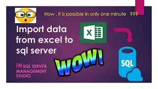 How to import data from excel to sql server database ?