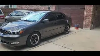 Toyota Corolla 9th Gen update. New Rota Wheels.