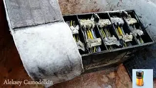 Самодельная затея (АКБ)  проработала год The home-made venture (battery) worked for exactly a year.