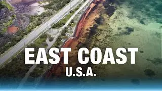 East Coast I Aerial Photography 4K