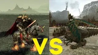 Рыцари ужаса на хладнокровных VS Рыцари Хаоса Total War Warhammer 2. тесты юнитов v1.5.0.