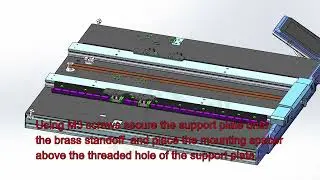 ELEGOO Neptune 3 MAX Y Axis Upgrade Linear Rail Installation Guide Animation Version