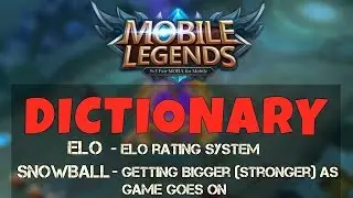 Mobile Legends Dictionary Terminologies And Abbreviations Meaning Of Words Mobile Legends Bang Bang