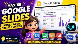 Master Google Slides! 🎨 Themes, Layouts, Tables & Charts | Easy Tutorial for Beginners