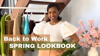 BACK TO WORK SPRING LOOKBOOK and ZARA HAUL! | Outfit Ideas for Corporate Women