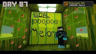 Is 1 Million Melons in 100 Minecraft Days Possible? #minecraft #minecraft100days