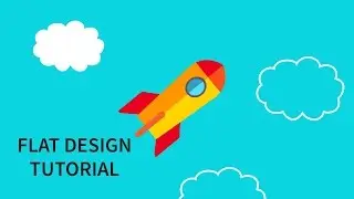 flat design photoshop tutorial #1 | ui design tutorial for beginners