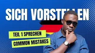 A1 Sprechen Goethe Zertifikat | Common Mistakes made in Sich Vorstellen #germanlessons #learngerman