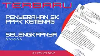 Kabar Terbaru!! Penyerahan SK PPPK Kemenag #skpppkkemenag #kemenag