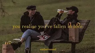 you realise you've fallen in love | a playlist