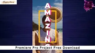 Vertical Titles Opener - Free Download Premiere Pro Templates