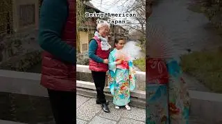 When your 9 yr old becomes a photo op sensation in her kimono! #japan #travelwithkids #familytravel