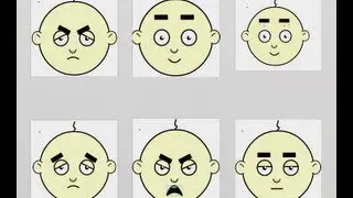 Flash Animation Tutorial | How to animate facial expressions in Flash Cartoons