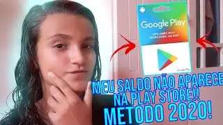 MEU SALDO NÃO APARECE NA PLAYSTORE!! ( Método de como resolver ) | PASSO A PASSO