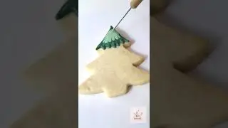 Новогоднее печенье елочка