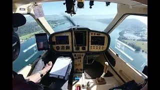 Fliegen in den Schweizer Alpen 5(6): Flug von Locarno über den Lago Maggiore nach Wangen