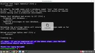 💡 💾 mysql secure installation mariadb mysql