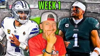 My Week 1 NFL Predictions!