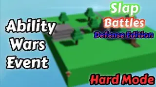 Ability Wars Event SOLO [HARD MODE] | Roblox Slap Battles Defense Edition