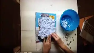 Easy Tutorial Glimpse of Paper Pulp Casting | Easy Steps For Beginners | The Create Studio