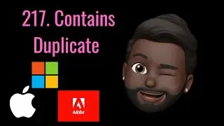 Contains Duplicate | Leetcode 217 | Asked by Apple, Microsoft, and Adobe