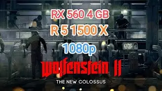 Wolfenstein 2 NC -  настройки графики для 60 фпс на слабом ПК