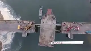Bridge reconstruction ➤ Bridge reconstruction project cable cut