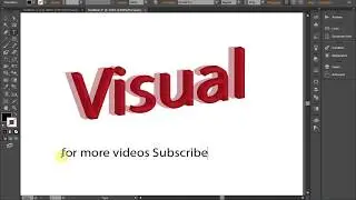 How to make 3d text in adobe illustrator cs6