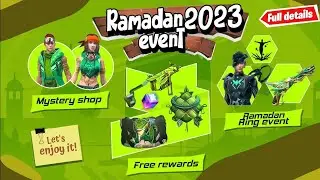 Ramadan Event 2023 Free Fire All Free Rewards | Ramadan Mystery Shop Date? | New Update FF 2023