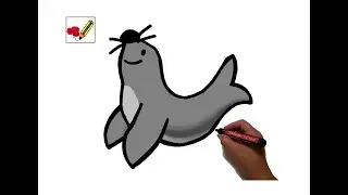 Como Dibujar una Foca.
