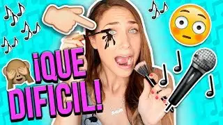 ¡CANTANDO MI RUTINA DE MAQUILLAJE! 😂🙈 | Juli Berea