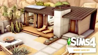 Desert Chic Tiny House 🏜️🍹 | The Sims 4 Desert Luxe Kit | Speed Build | No CC + Download Links