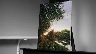 Painting a Summer Forest Pathway by the River with Acrylics - Paint with Ryan